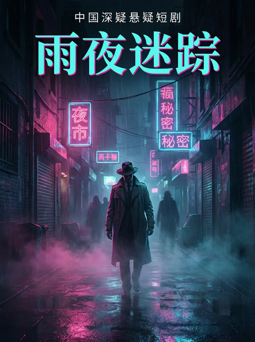 missav跳转韩国 悬疑追踪短剧 - 雨夜迷踪海报